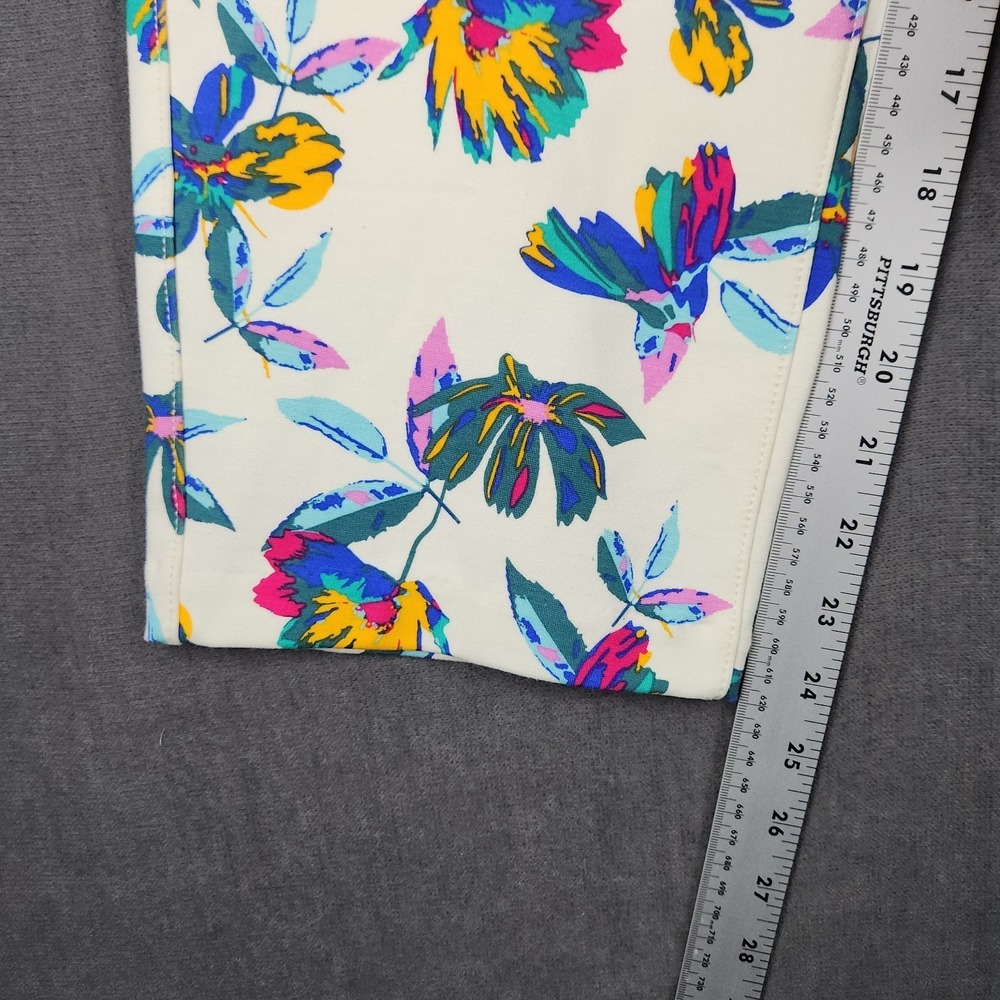 Soft Surroundings Pants Womens Size Large Pull On Floral Pants‎ Stretch - Picture 5 of 10